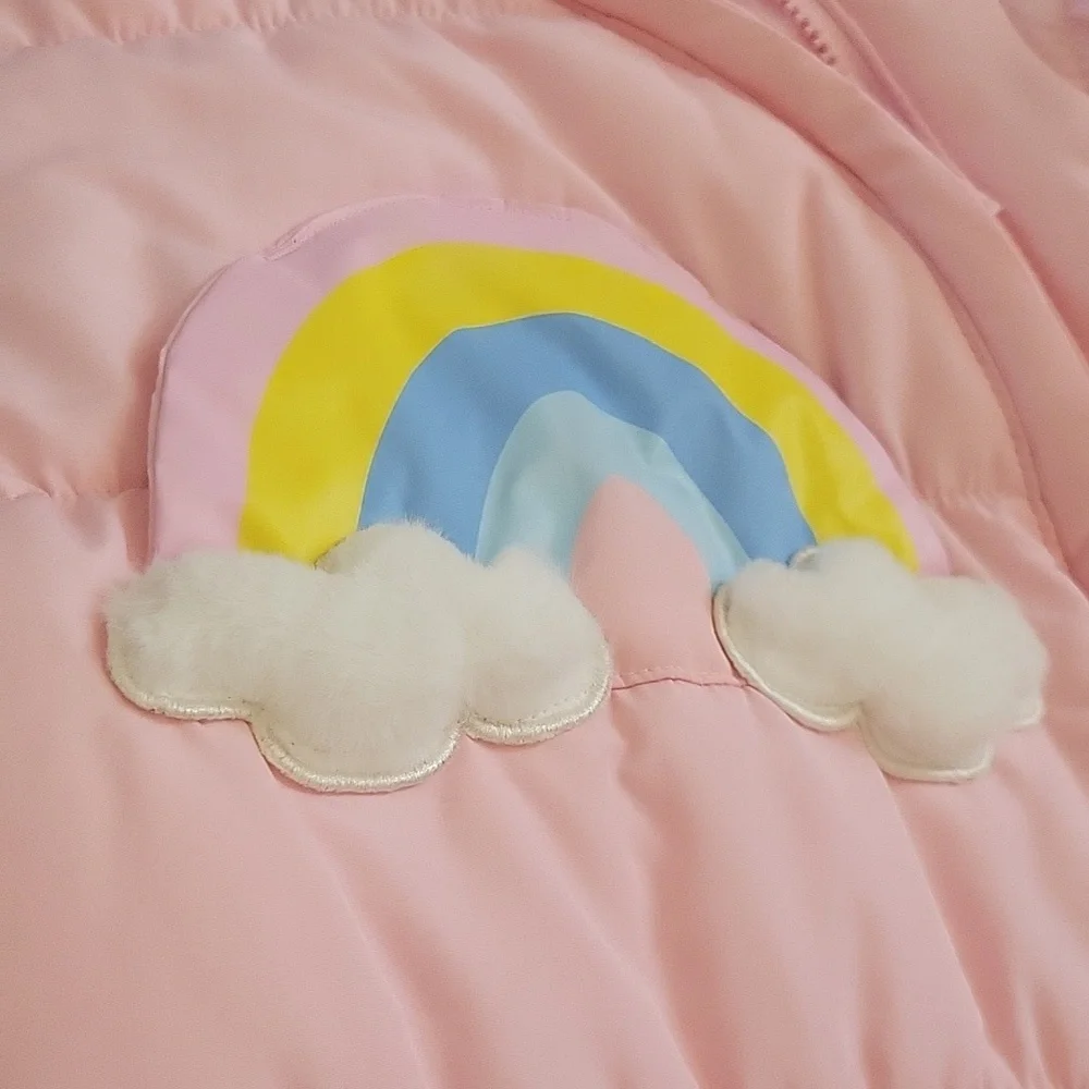 Carters Rainbow Snowsuit Bunting‎ One Piece Pink 3/6 month